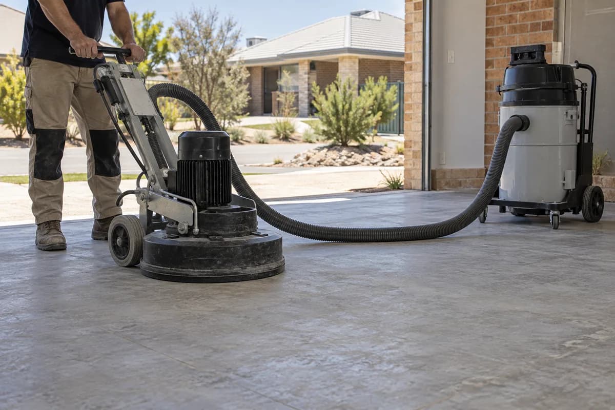 Illustrative floor preparation process in Perth